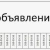 Как грамотно составить объявление частному лицу